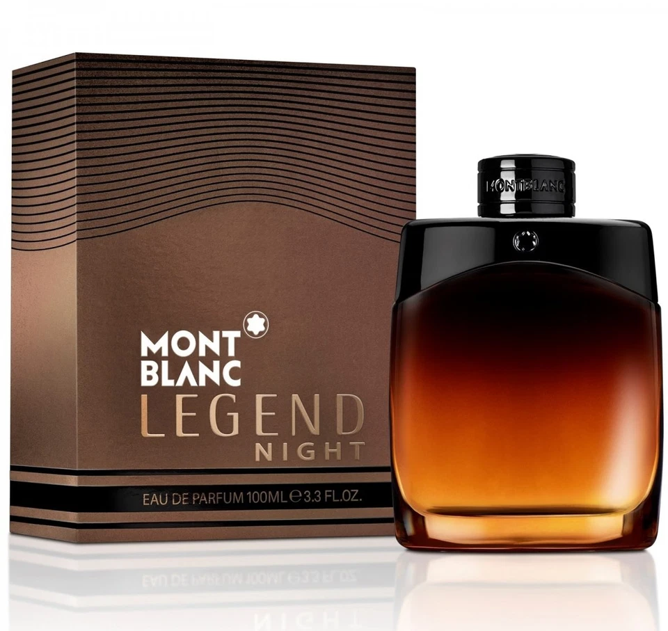 Mont Blanc Legend Night de Mont Blanc 3,3 OZ eau de parfum para hombre NUEVA CAJA SELLADA Foto 1 de 1