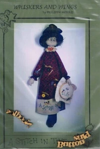 A Stitch In Time Doll Pattern with Buttons and Embellishments - Picture 1 of 1