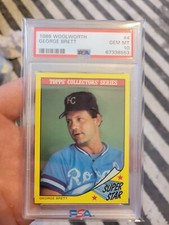 1986 Topps Woolworth Super Star George Brett #4 Baseball Card PSA 10 GEM MINT