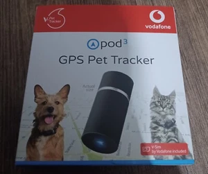 Rastreador GPS de mascotas V-Pet Vodafone Pod 3 para gatos y perros - Imagen 1 de 3