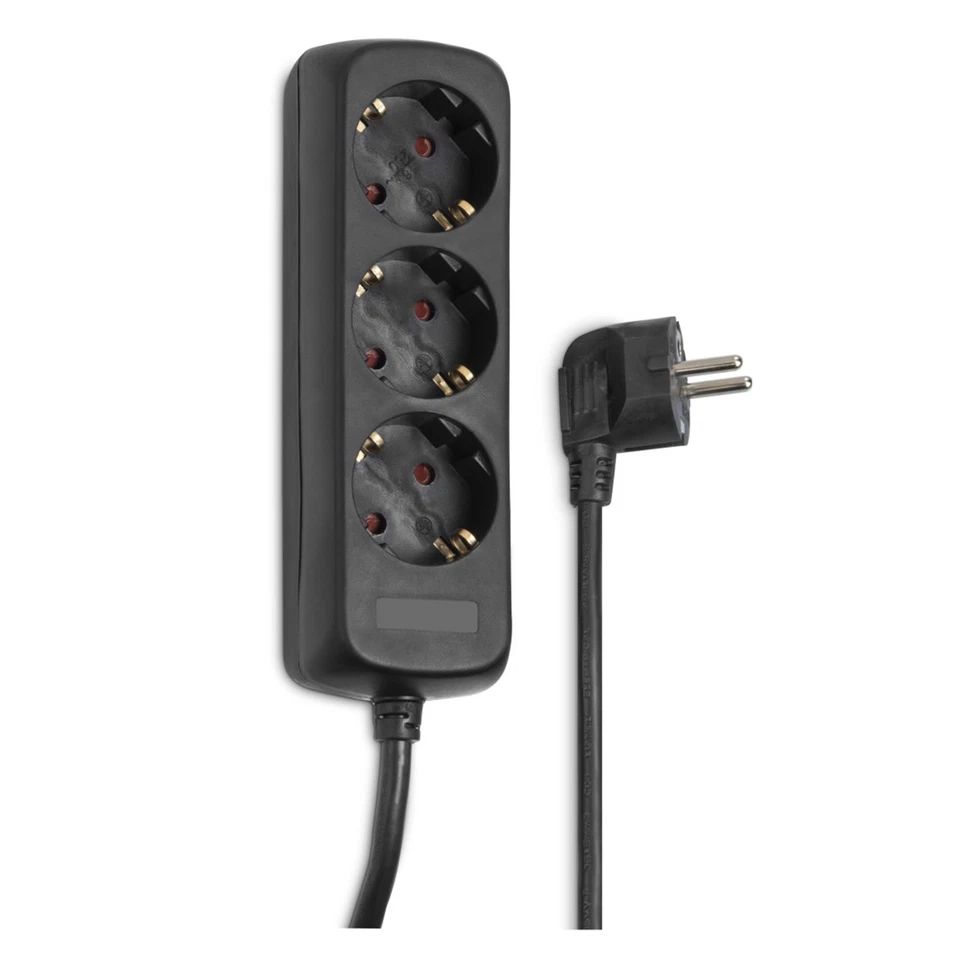 Hama Steckdosenleiste 3-fach Mehrfachstecker Steckerleiste mit 1,4m GS geprüft - Bild 1 von 4