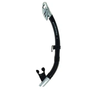 Scubapro Spectra Dry Snorkel for Scuba Diving and Snorkeling Black/Silver - Picture 1 of 1