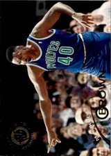1994-95 Stadium Club Basketball Card Mike Brown Minnesota Timberwolves #258