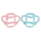 2 Pcs Straw Cup Handles Toddler Bottle Universal Silicone Breast Milk