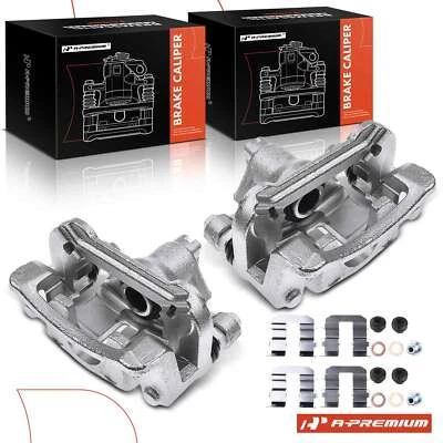 2x Pinza de freno lateral trasera con soporte para Hyundai Elantra 2009-2012 Hatchback Foto 1 de 4