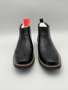 Deer Stags Rockland Ankle Boots Men’s Size 10 Black Chelsea PullOn Booties Shoes - Picture 1 of 10