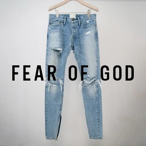 Fear of God 4th Collection 2015-2016 SELVEDGE DENIM VINTAGE INDIGO JEAN  W30 - Picture 1 of 24