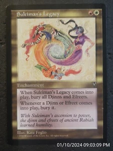 Suleiman's Legacy Visions UN-PLAYED White Red Rare MAGIC MTG CARD (DS3D1C3) - Picture 1 of 4