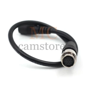 DC To Hirose 12 Pin 2/3" B4 Mount Lens Fujinon Canon Lens Servo Cable 12in - Picture 1 of 5