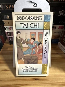 David Carradine's Tai Chi Workout VHS 1999 Rare B Movie - Picture 1 of 2