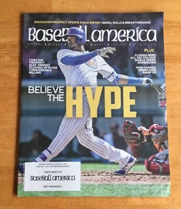 Revista Baseball America 2017 Eloy Jiménez cubierta sin etiqueta - Imagen 1 de 2