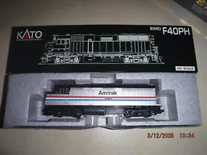 KATO HO AMTRAK EMD F40PH LOCOMOTIVE #391 ITEM #37-6552 NEW! - Picture 1 of 8