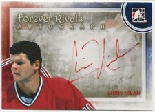 2012-13 ITG Forever Rivals Series Autographs #ACN Chris Nilan In The Game