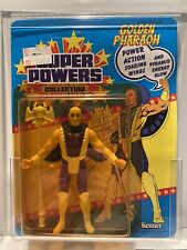 Kenner Super Powers Golden Pharaoh MOC MOSC  AFA 80 Y Unpunched 80 80 85