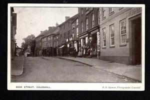 Coleshill - High Street - printed postcard - Foto 1 di 1