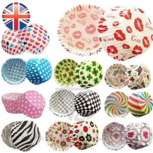 VDL PATTERNED PAPER CUPCAKE CASES GREASEPROOF BAKING CUP CAKE PREMIUM 15 DESIGNS - Picture 1 of 31