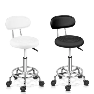 FCH New Backrest Salon Stool Barber Tattoo Manicure Beauty Spa Lift Swivel Chair