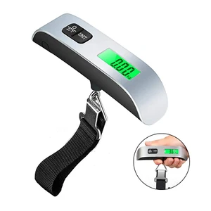 Luggage Scale Travel Portable Electronic Digital Measures 50 KG Weight Weighing - Picture 1 of 7