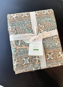 Pottery Barn Selena Kalamkari Cotton Duvet Cover Size Full/Queen 100% Cotton NEW - Picture 1 of 11
