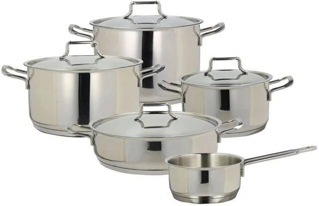 Tognana Porcellane Vanitosa Batteria Pentole Acciaio Inox - 9 Pezzi (V579109INSL)