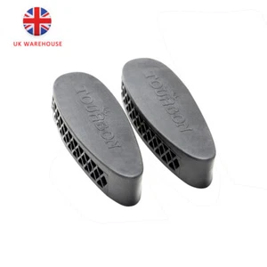 TOURBON 2 Shotgun Butt/Stock Recoil Pad Rubber Extension Buttpad for Field Game - Picture 1 of 6