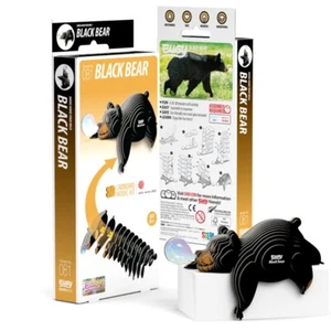 Eugy 3D Model 081 Black Bear - Picture 1 of 5