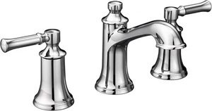 Moen TV6805 Dartmoor Chrome High Arc Widespread Bathroom Sink Faucet - Picture 1 of 9