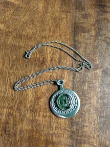 Swedish R Tenn Tennesmed MCM Pewter Pendant With Glass Infill - Picture 1 of 5