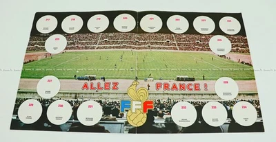 Poster VIDE "FOOTBALL 78 - FRANCE" PANINI 1978 - Photo 1/2