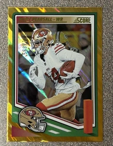 Fútbol americano Panini Score 2025 Ricky Pearsall lámina de oro/799 SF 49ers #231 - Imagen 1 de 1