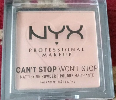 NYX Professional Makeup Can't Stop Won't Stop Mattifying Powder TAN CSWSM06 - Image 1 of 2