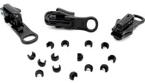 YKK Zipper Repair Kit Solution, YKK #5 Molded Reversible Fancy Pulls Vislon S... - Picture 1 of 1
