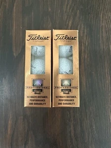 Titleist Professional 100 Golf Balls 2 Sleeve Containing #3 & #4 Balls - Picture 1 of 4