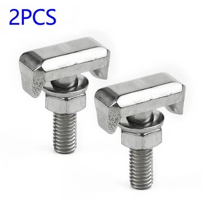 2pcs T-Bolts Part Replace Spare Stainless Steel Terminal Attachment Cable - Image 1 of 4