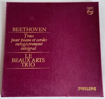 BEAUX ARTS TRIO Piano Trios BEETHOVEN 1960s ED1 PHILIPS STEREO 4LP BOX NM MINT - Image 1 of 4
