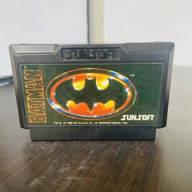 Batman Nintendo Famicom Sun Soft 1989 Japanese Version Action Retro Games