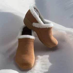 Dansko Professional Cozy Suede Shearling Tan Size 41 10.5-11US A Nursing Comfort - Picture 1 of 11