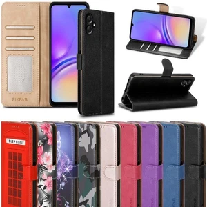 Hülle Für Samsung Galaxy A06 4G/5G Leder Etui Magnetisch Klappständer Telefon - Picture 1 of 19