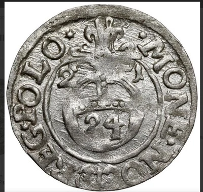 Poland 1621 3 polker  Old world silver coin #5461 HIGH GRADE - Image 1 of 2