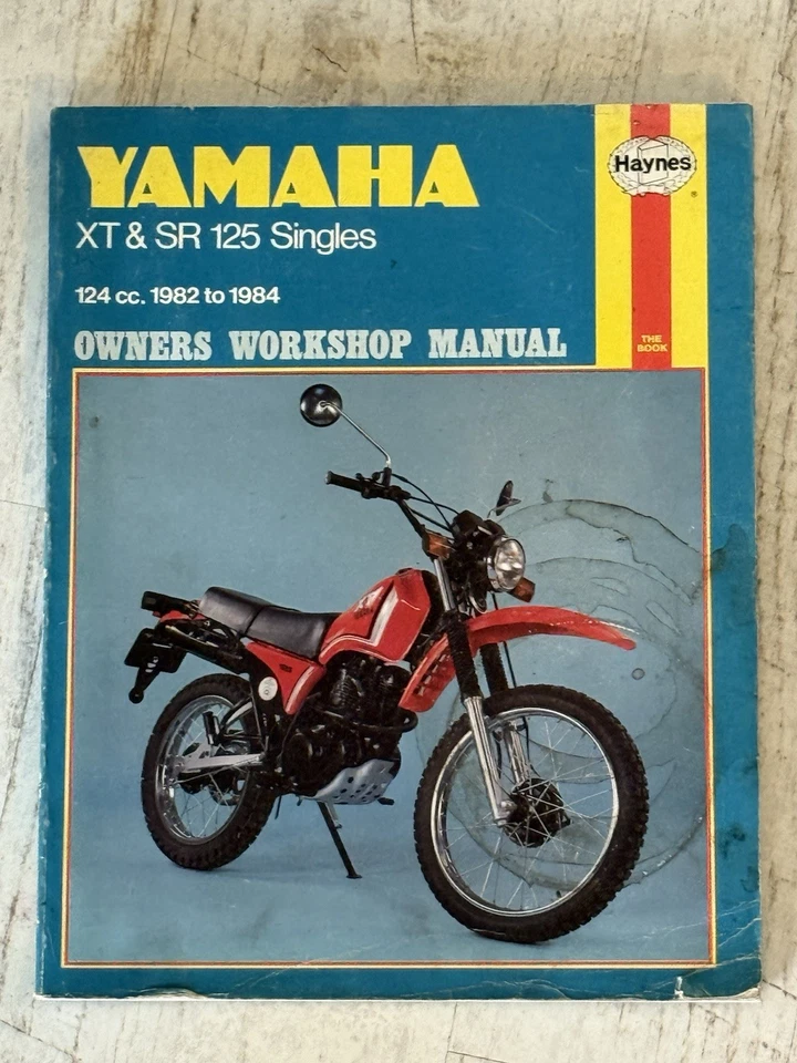 Haynes Manual 1021 - Yamaha XT & SR 125 Singles, 1982 to 1984 - Image 1 of 4