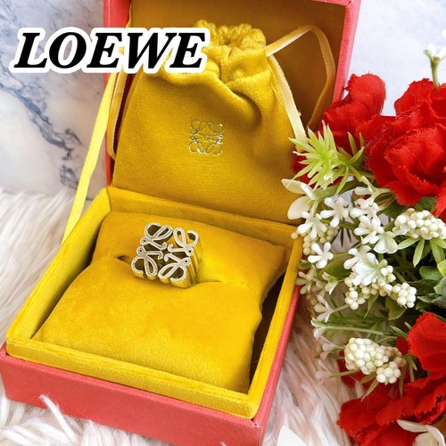Anello anagramma articolo accessori donna Loewe per misura 8 Ag925 edizione limitata VHTF