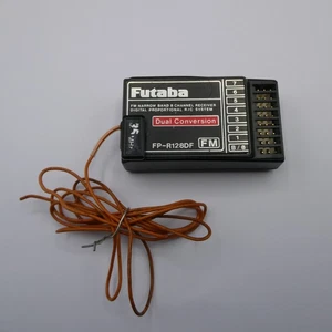 FUTABA FP-R128DF 8 CHANNEL BLACK RC RECEIVER 35 MHZ ref st - Picture 1 of 1