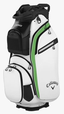Nueva bolsa de carro Elyte Callaway Golf Cargo edición limitada blanca/verde Foto 1 de 4