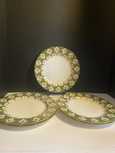 Platos de cena antiguos de oro de 24 carros Wedgwood Inglaterra #6361-súper raros - Imagen 1 de 11