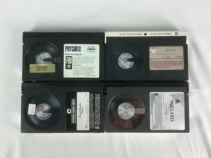Horror Lot GHOULIES PSYCHO 2 WILLARD RAZORBACK BETAMAX Movie No Boxes BETA - Bild 1 von 12