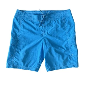 Pantalones cortos de natación Lands End para mujer 16 bolsillos de nailon sin forro cordón entrepierna de 9,5" - Imagen 1 de 5