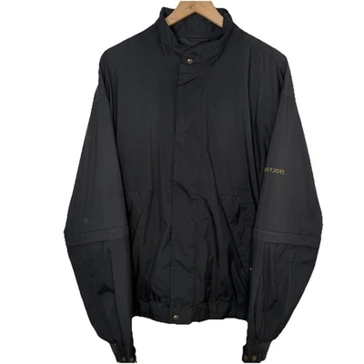 DryJoys By FootJoys Rain Jacket Convertible Black Men's Size Large Golf Outdoor - Image 1 of 4