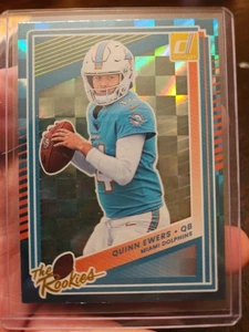 Quinn Ewers Dolphins Rookie 2025 Donruss The Rookies Color Match #6 - Picture 1 of 2