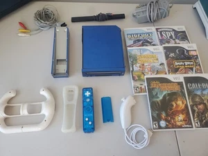 Pacchetto console Nintendo Wii nera con 6 giochi Nunchuck TESTATO!! Bigfoot - Foto 1 di 6