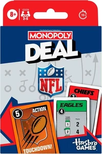 Monopoly Deal NFL Edition Game | Officially Licensed Card for...  - Picture 1 of 10
